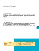 SEGUNDA ENTREGA DEL PROYECTO