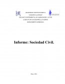 Informe: Sociedad Civil..