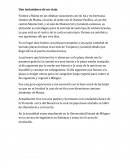 Una instantanea de un viaje.