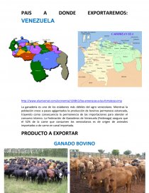 EXPORTACIONES: VENEZUELA. Página 1