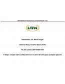 Ensayo la educacion es la calve del exito.