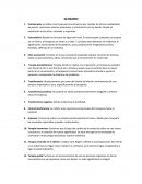 Glosario. Psicoterapia