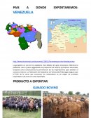 EXPORTACIONES: VENEZUELA