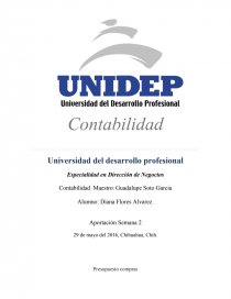 Compañía mueblera “El carpintero”. Página 1