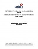 PROGRAMA DE MAESTRÍA EN ADMINISTRACIÓN DE PROYECTOS.