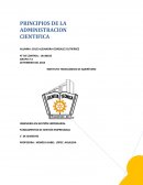 Principios de la administracion cientifica.