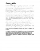 Literatura. Romeo y Julieta