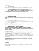 La memoria - Cuestionario.