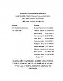 ELABORACIÓN DE JABONES A BASE DE AVENA PARA EL CUIDADO DE LA PIEL EN LOS ESTUDIANTES DE 4TO AÑO “F” DE LA U.E. “SANTA JOQUINA DE VEDRUNA” EN CANTAURA.RO