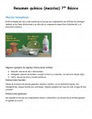 RESUMEN QUÍMICA 7º BÁSICO (MEZCLAS).