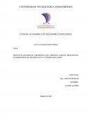 Proyecto de diseno y medicion del trabajo para el proceso de elaboracion de muebles