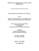 MÓDULO ENTRENADOR PARA EL DESARROLLO DE PRÁCTICAS DE INSTRUMENTACIÓN INDUSTRIAL