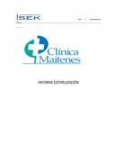 INFORME - ESTERILIZACIÓN.