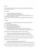 Programa de Microsoft Power Point y conocerlo más a fondo.