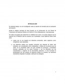 El presente trabajo, es una investigación sobre el estudio de mercado para la evaluación del proyecto..