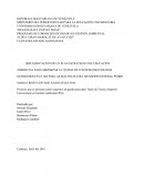 UN PROGRAMA DE FORMACIÓN DE GRADO EN GESTIÓN AMBIENTAL.