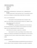 PROBLEMÁTICA EPISTEMOLOGIA Y SOCIOLOGICA DE LA ADMINISTRACION