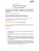 Modelos Económicos Contemporáneos.