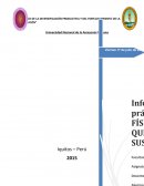 EXPERIMENTO 01: “IDENTIFICACIÓN DE CAMBIOS FÍSICOS”
