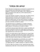 Votos de amor