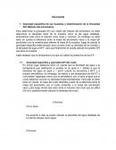 CÁLCULOS. Gravedad específica de las muestras y determinación de la Gravedad API (Método del picnómetro)