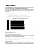 Tema- TERMOTERAPIA.