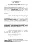 Solicitud de devolución de poder general para pleitos y cobranzas