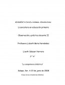 Observación y práctica docente II. Ensayo de las competencias didácticas