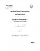 Anomia social e instituicional