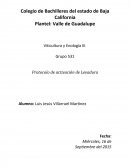 Protocolo de activación de levadura.