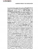 AUDIENCIA PREVIA Y DE CONCILIACIÓN.