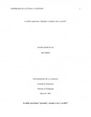 La doble experiencia “aprender y enseñar a leer y escribir”