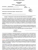 TECNOLOGIA Y SU RELACION CON OTRAS AREAS DEL CONOCIMIENTO