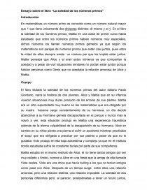 Soledad de los números primos. Página 1