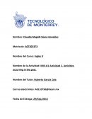 MIII-U1 Actividad 1. Activities occurring in the past..