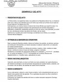 Tema- ENTRADA DE LA BANDERA DE CEREMONIAS