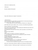 Ensayo Sobre Adolescencia; Lenguaje Y Comunicación.