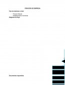 Evidencia creacion de una empresa