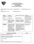 Planeacion didactica del mes de octubre.