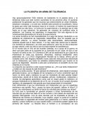 LA FILOSOFIA UN ARMA DE TOLERANCIA.