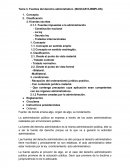 Fuentes del derecho administrativo.