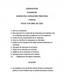 Legislacion tributaria.