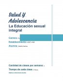 SALUD Y ADOLESCENCIA