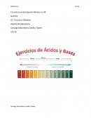 Identificar las sustancias ácidas o básicas que utilizamos en la vida cotidiana mediante el cambio de color del indicador de col morada