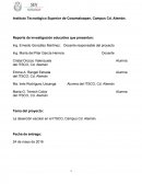 La deserción escolar en el ITSCO, Campus Cd. Alemán.