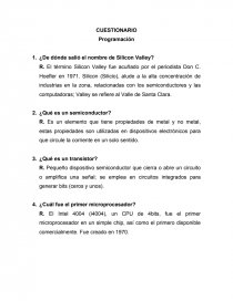 Vocabulario de programación. Página 1