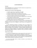 Cultura Organizacional: sistema de significados compartidos miembros de una organización que es lo que las distingue de otras organizaciones..