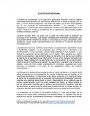 LA PLASTICIDAD NEURONAL.