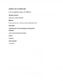 Clasificación de tecnologías emergentes