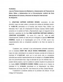 Juez de Primera Instancia de Mediación y Sustanciación de Protección de Niños, Niñas y Adolescentes de la Circunscripción Judicial del Área Metropolitana de Caracas y Nacional de Adopción Internacional.